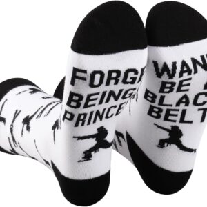 PXTIDY 2 Pairs Karate Socks - Karate Lover & Martial Arts Gift - Black Belter Gift