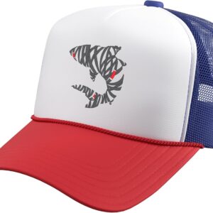 BJJ Jiu Jitsu Belt Shark - Black Belt Trucker Hat with Adjustable Mesh Back