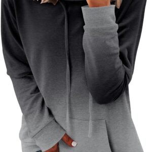 onlypuff Women's Pullover Hoodies Teen Girls Trendy Fall Fashion Tops Hooded Sweatshirts