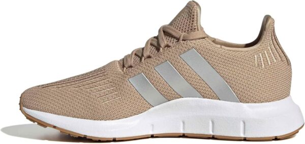 adidas Womens Swift Run Lace Up Sneakers Shoes Casual - Brown