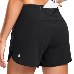 G Gradual Women's Running Shorts with Mesh Liner 3" Workout Athletic Shorts for Women with Phone Pockets