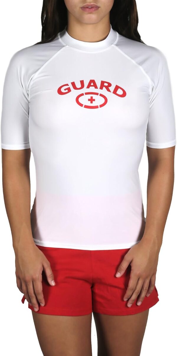 Adoretex Women's Guard Short Sleeve Rashguard UPF 50+ Swim Shirt