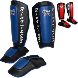 Deluxe Muay Thai Pro-Style Shin Instep for Muay Thai, MMA, Kickboxing, Stand up