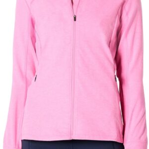 Amazon Essentials Women's Athletic Soft Performance Lightweight Zip Up Workout Running Jacket, Space Dye