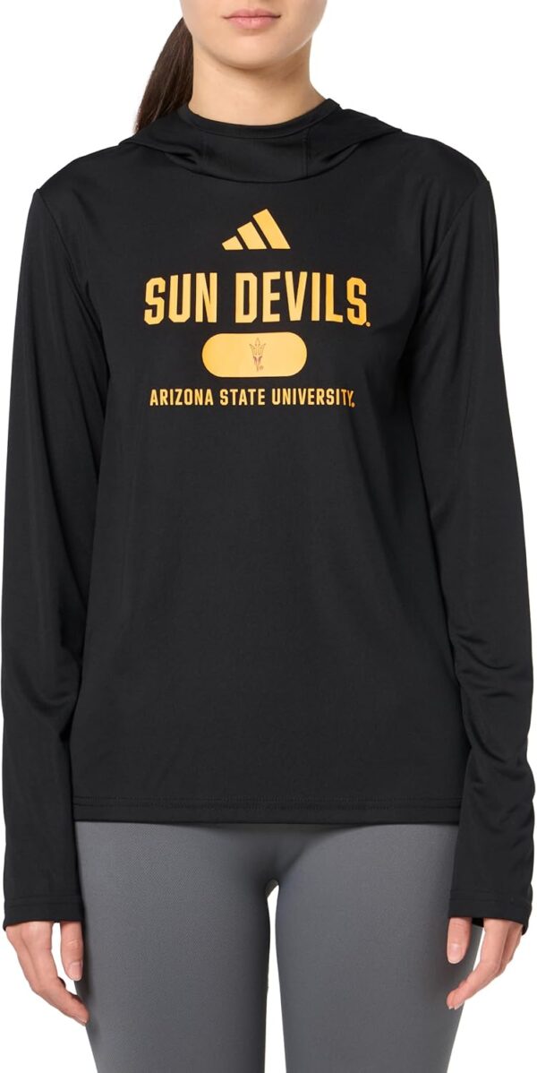 adidas womens D4t Arizona State University Lightweight Hoodie