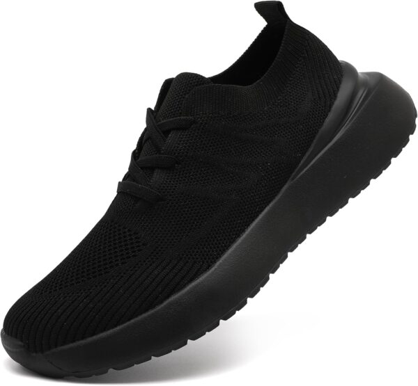 Womens Slip Resistant Work Shoes Tennis Running Fashion Sneakers Comfortable Athletic Gym Workout Slip on Shoes