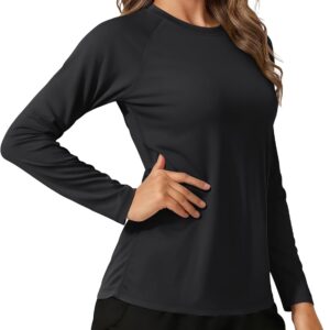TACVASEN Womens Long Sleeve Rash Guard UPF 50+ UV Sun Shirts Quick Dry Swim Shirt Hiking Tops