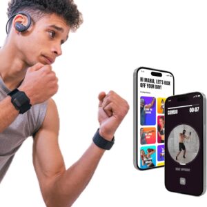 Bluetooth Punch Tracker for Heavy Bag & Shadow Boxing – Smart Boxing Sensors – Track Punch Power, Speed & Count – App-Connected Training Tool for Beginners & Pros