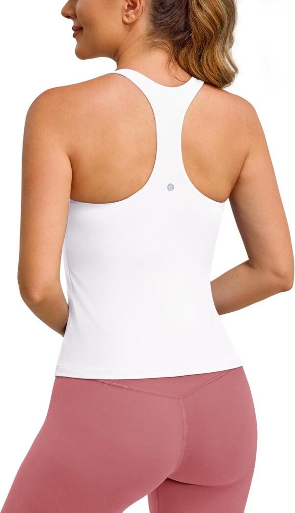 BAYDI Clouduxi Workout Tank Tops for Women Racerback Yoga Shirts with Built in Bra Gym Athletic Sleeveless Camisole
