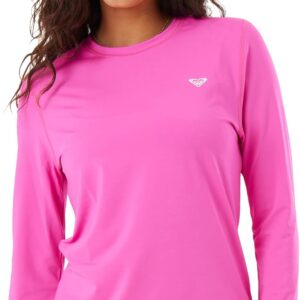 Roxy Women's Long Sleeve Loose Fit Rashguard UPF 50+ Quick-Dry Recycled Swim Shirt
