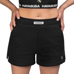Hayabusa Women’s Athletic Shorts Quilted Jacquard Knit Fabric