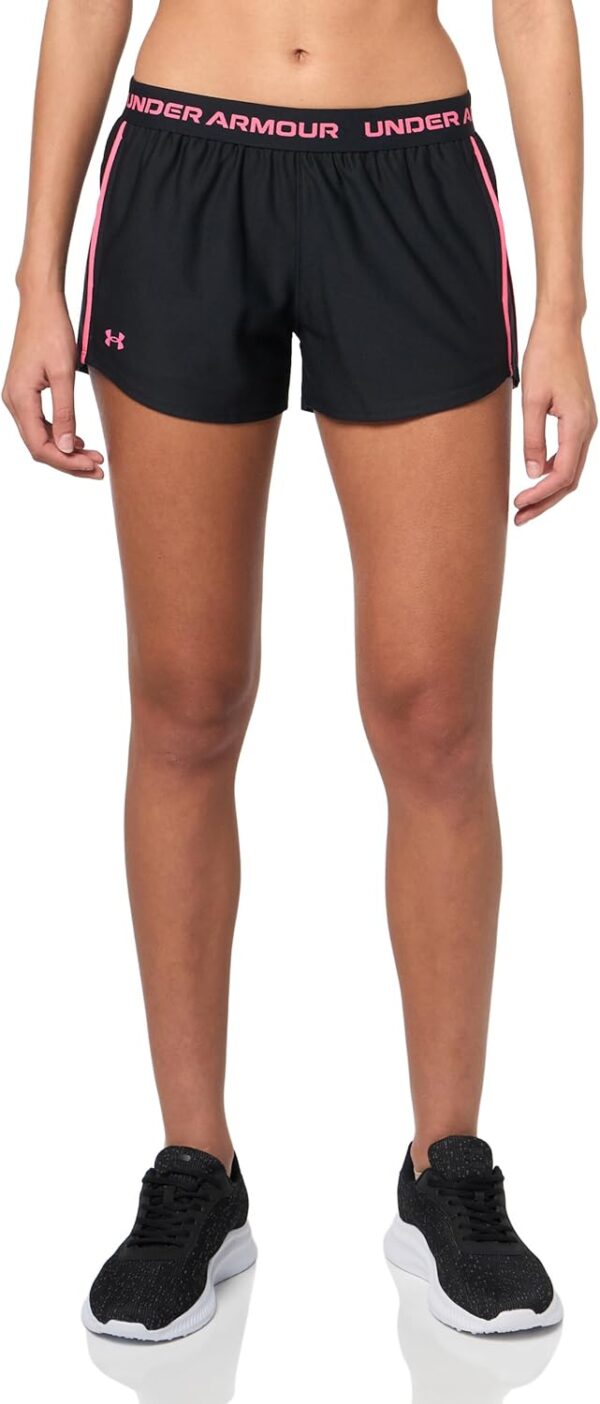 Under Armour Women's Tech Play Up Short, 3" Inseam Low Rise with Pockets