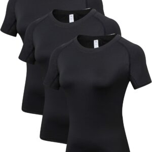 TAISIM Women's Quick Dry Workout T-Shirts Moisture Wicking Athletic Top for Gym,Yoga, Running