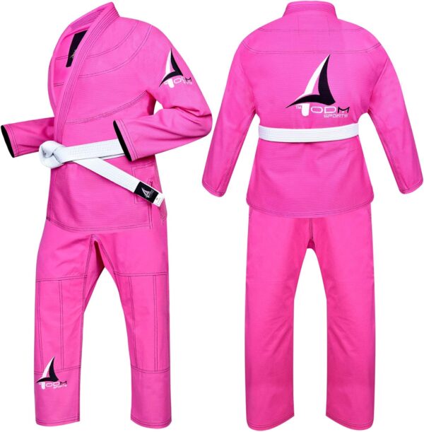 OdontoMed2011® BJJ GI for Women BJJ Jiujitsu Brazilian Jiu Jitsu w/Preshrunk Fabric & Free Belt