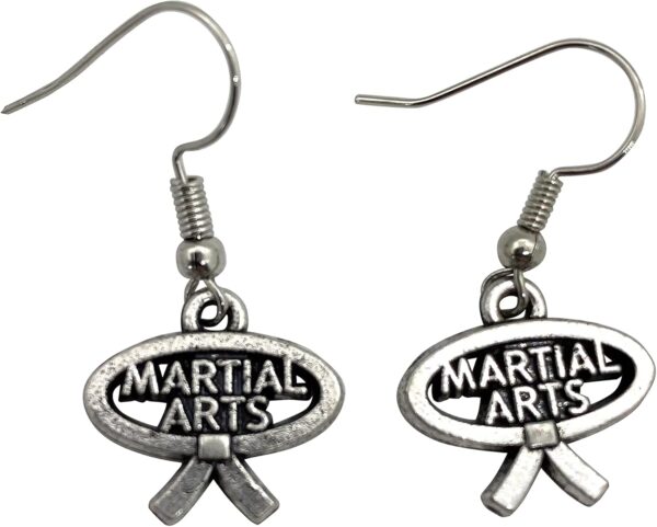 Martial Arts Jewelry for Women - Gift for Black Belt - Karate - Tae Kwon Do - Jiu Jitsu