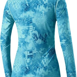BesserBay Women's Rash Guard UPF 50+ Long Sleeve Sun Protection UV Shirts for Hiking Swimming Fishing