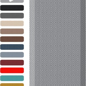 Ophanie Kitchen mats for Floor, Kitchen Rugs, 20x32 Anti Fatigue Standing Cushioned Mat, Waterproof, Comfort Ergonomic mat for Office, Home, Sink, 3/4 inch Thick Memory Foam Grey Non-Slip Bottom