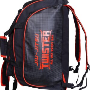 Twister Jiu Jitsu Duffle Bag (Black/Red, Jiu Jitsu Bag)