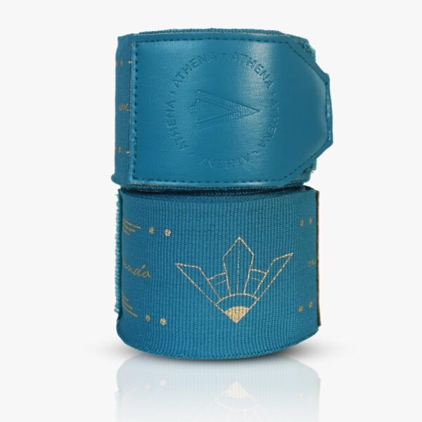 Women's Handwrap Boxing Wraps Muay Thai Kickboxing and MMA, Athena Diana Handwrap Teal 4.5m 180" Length