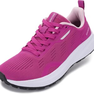 BRONAX Women's Wide Toe Box Road Running Shoes | Wide Athletic Tennis Sneakers with Rubber Outsole