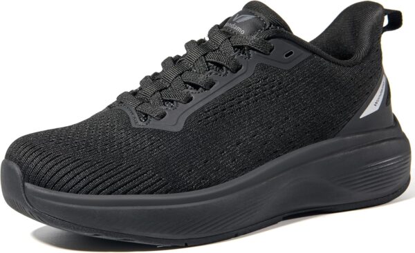 Wondamo Women's Walking Shoes Slip On Comfortable Rebound Running Tennis Shoes Lightweight Breathable Non Slip Supportive Casual Athletic Fashion Sneakers