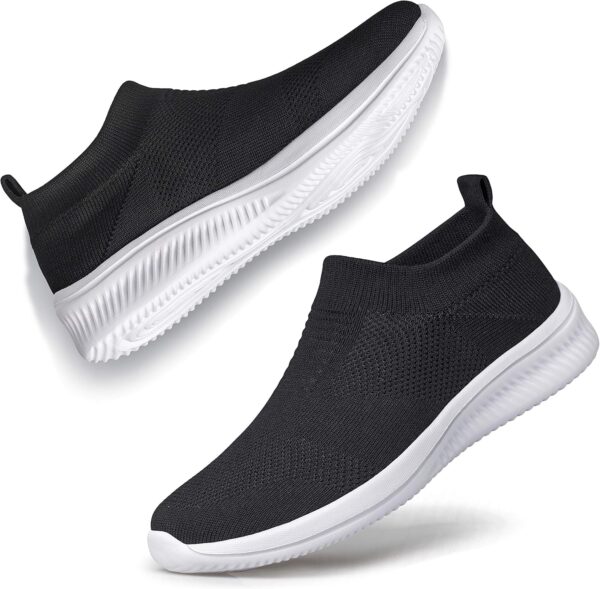 vibdiv Pull-on Shoes Women Sock Sneakers Walking Jogging Yoga Casual Lightweight Indoor Outdoor