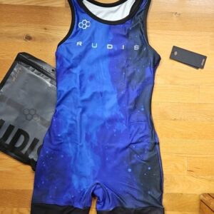 New Wrestling Rudis 2.0 Elite Singlet Space Blue Women's Medium