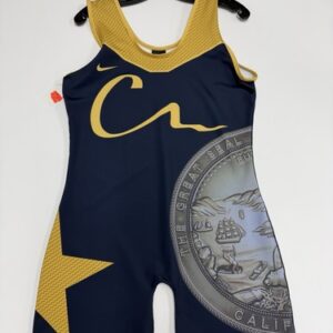 Nike California USA Women’s XXL Wrestling Singlet  Black/Gold
