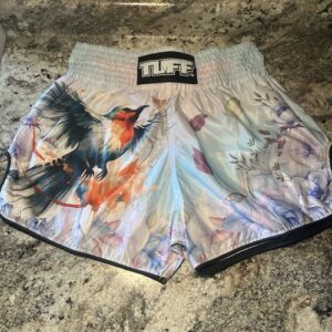 TUFF Muay Thai Shorts Boxing Trunks Retro Style (TUF-RMS113-MTC) X-Large