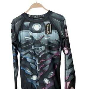 Raven Fightwear Womens Cybernetic Rash Guard MMA size large new