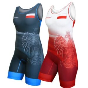 Women's POLAND EAGLE Wrestling Singlet BERKNER Ringertrikot UWW Representative