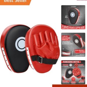 Lightweight Ambidextrous Boxing Pads for Kickboxing, Taekwondo & Karate Training