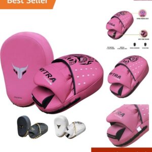 High-Quality Pink Boxing Pads: Multi-Layer Focus Mitts for Kickboxing Training