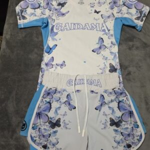 Gaidama Jiu Jitsu Womens Extra Small Butterfly Set  Rashguard And Shorts