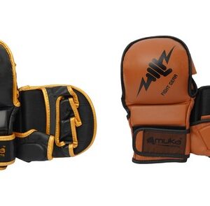 Muka MMA Protective Grappling Leather Gloves 7-oz Muay Thai Training Kickboxing
