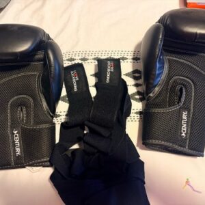 I Love Kickboxing Women’s 12 oz Gloves and Hand Wrap Set
