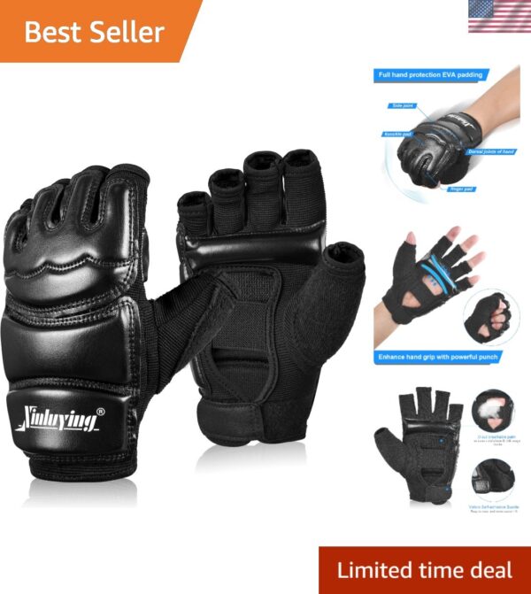 Fingerless Taekwondo Sparring Gloves for Ultimate Protection in Martial Arts