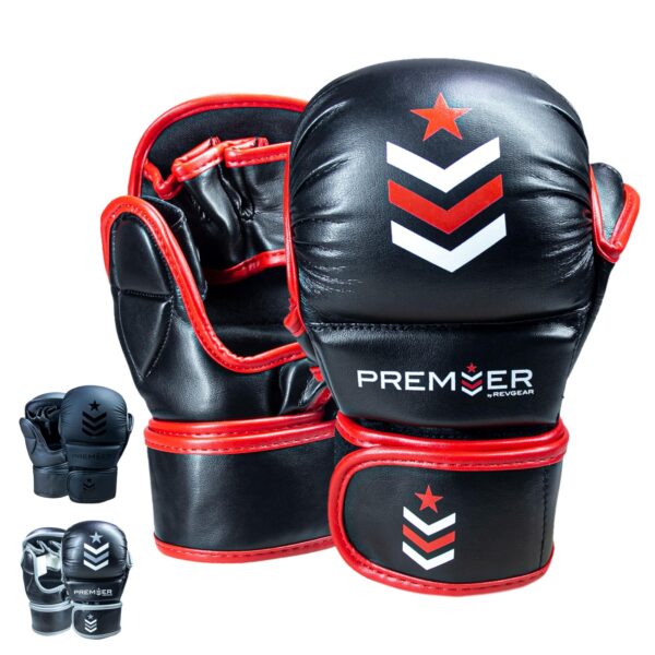 Revgear Mma Gloves - Premier 7 Oz Sparring Punching Boxing Training Heavy Bag