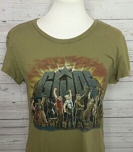 GI Joe Short Sleeve Graphic Print T-Shirt Women's Size 2XL
